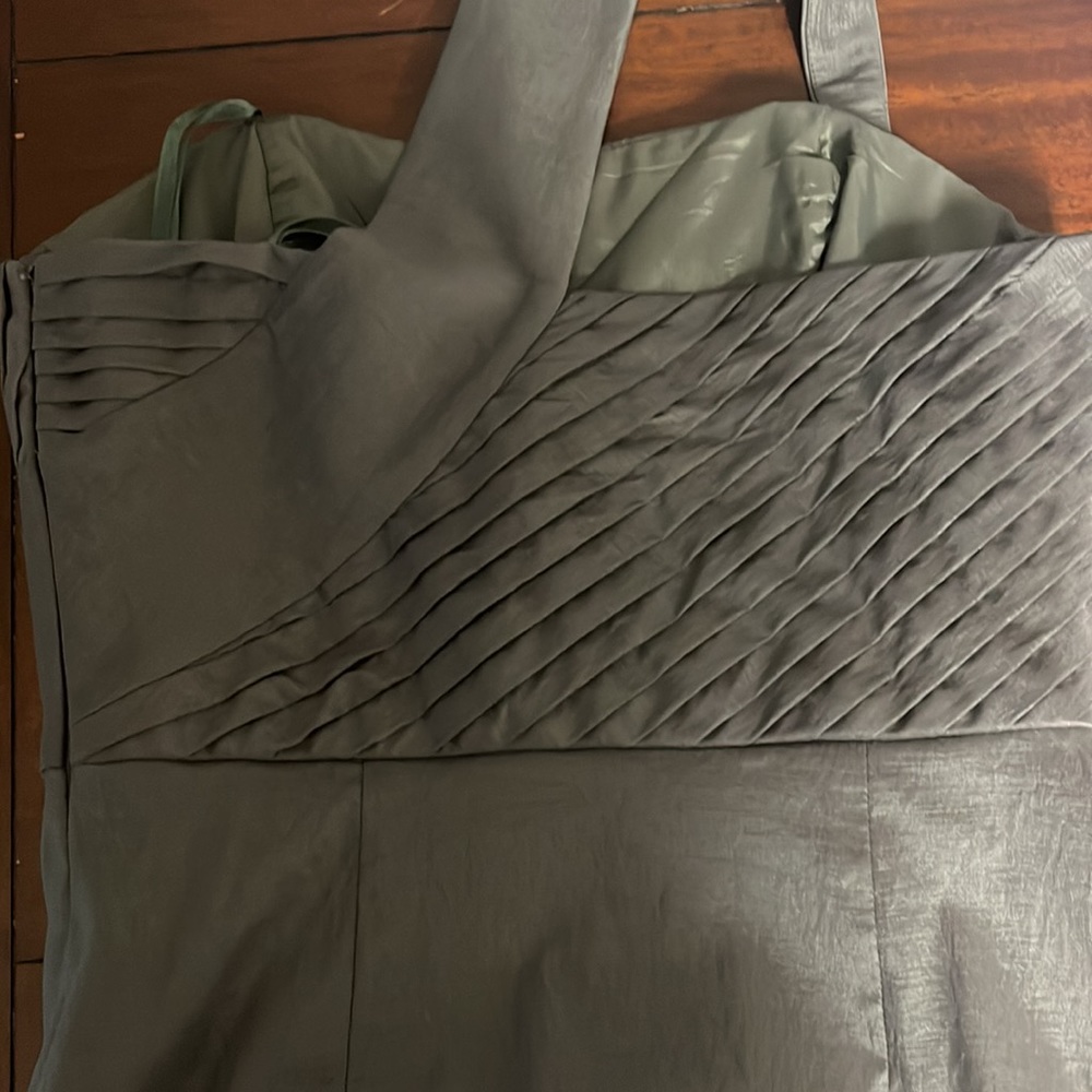 Bcbg Generation Gray Dress With Subtle Shimmer/Me… - image 4